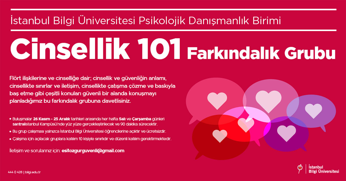 Cinsellik 101 Farkındalık Grubu Cinsellik 101 Farkındalık Grubu