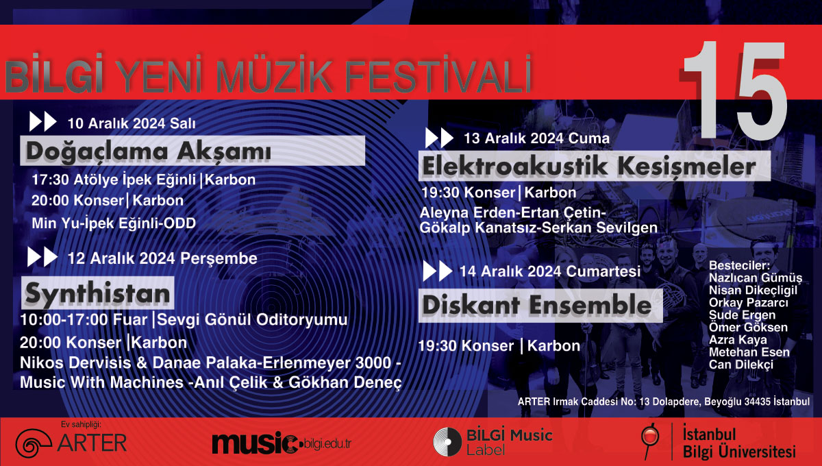 BİLGİ Yeni Müzik Festivali 15 BİLGİ Yeni Müzik Festivali 15