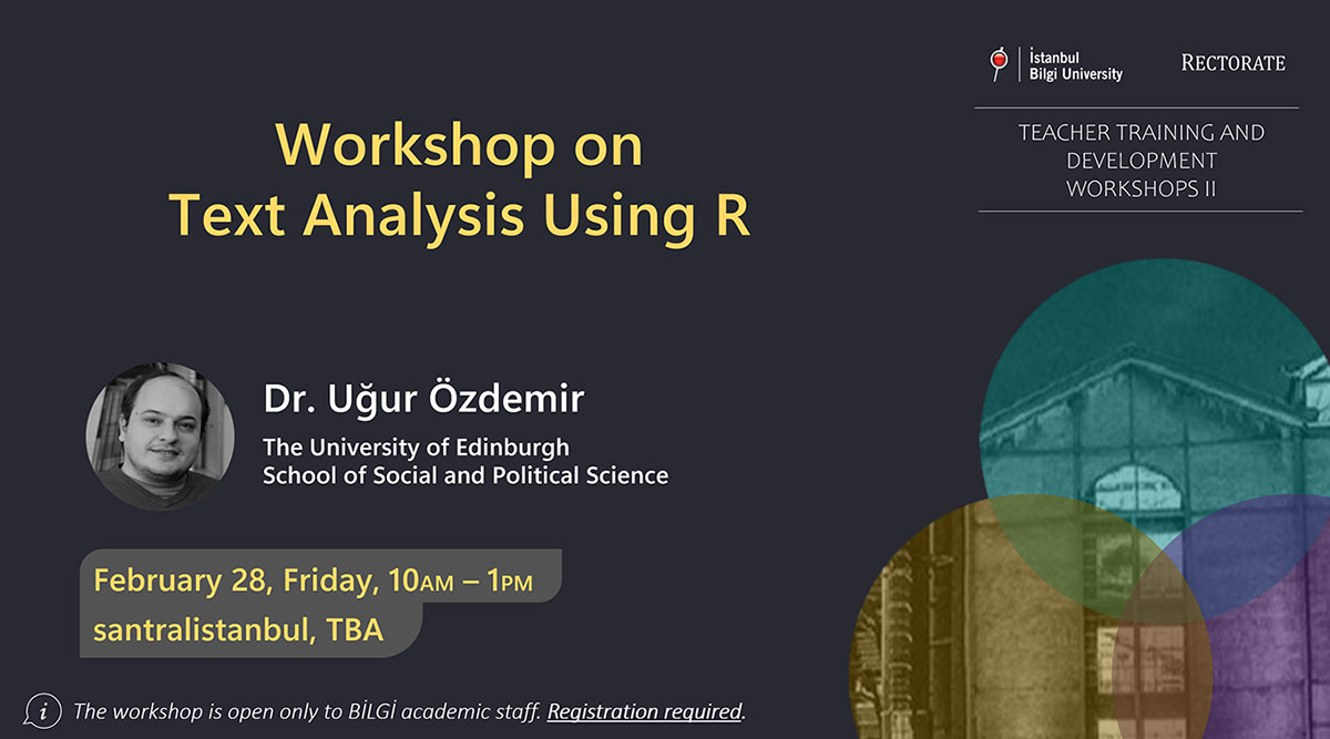 Workshop on Text Analysis Using R Workshop on Text Analysis Using R