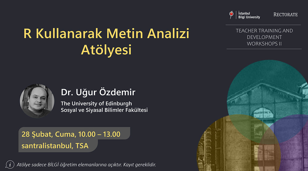 R Kullanarak Metin Analizi Atölyesi R Kullanarak Metin Analizi Atölyesi