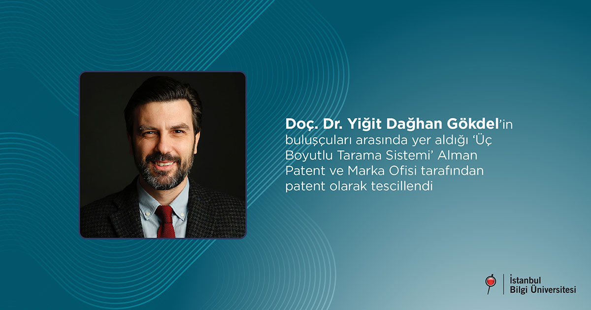 Doç. Dr. Yiğit Dağhan Gökdel’in buluşçuları arasında yer aldığı ‘Üç Boyutlu Tarama Sistemi’ Alman Patent ve Marka Ofisi tarafından patent olarak tescillendi Doç. Dr. Yiğit Dağhan Gökdel’in buluşçuları arasında yer aldığı ‘Üç Boyutlu Tarama Sistemi’ Alman Patent ve Marka Ofisi tarafından patent olarak tescillendi