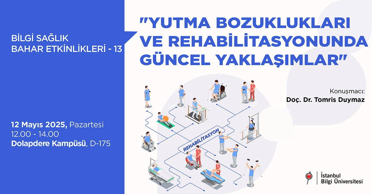 BİLGİ Sağlık Bahar Etkinlikleri - 13: Yutma Bozuklukları ve Rehabilitasyonunda Güncel Yaklaşımlar BİLGİ Sağlık Bahar Etkinlikleri - 13: Yutma Bozuklukları ve Rehabilitasyonunda Güncel Yaklaşımlar