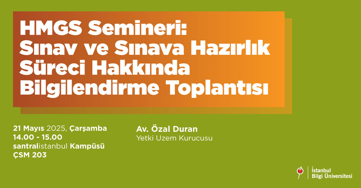 HMGS Semineri: Sınav ve Sınava Hazırlık Süreci Hakkında Bilgilendirme Toplantısı