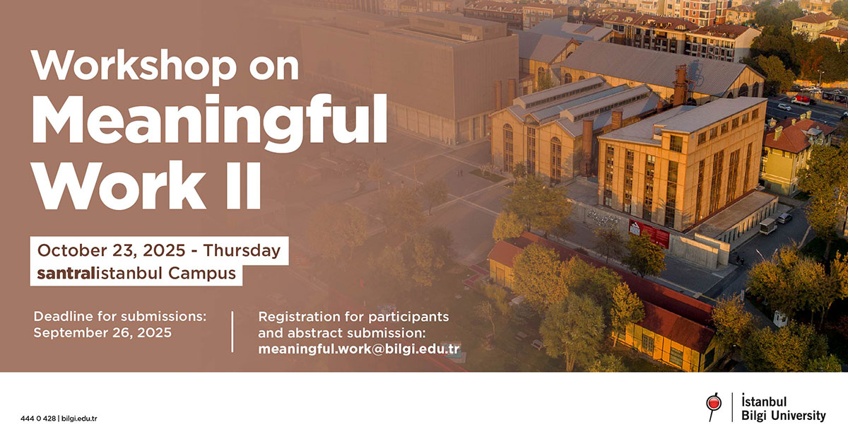 Workshop on Meaningful Work II