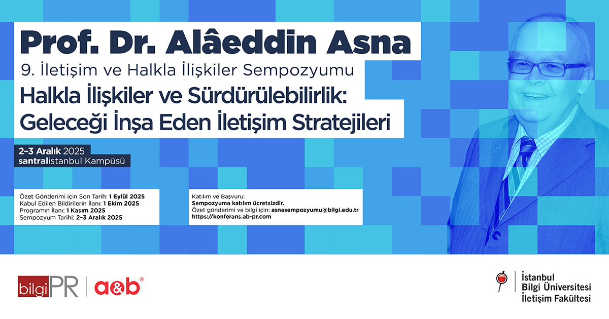 Prof. Dr. Alaeddin Asna 9. İletişim ve Halkla İlişkiler Sempozyumu