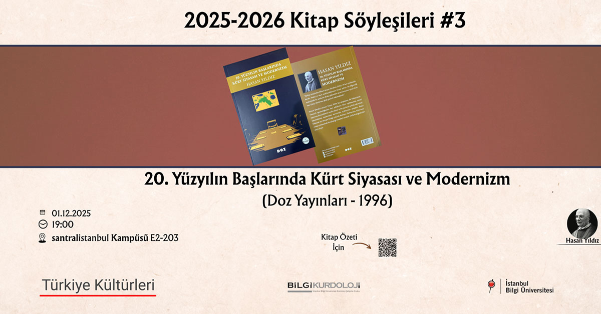 2025-2026 Book Talks 3: Kurdish Politics and Modernism in the Early 20th Century