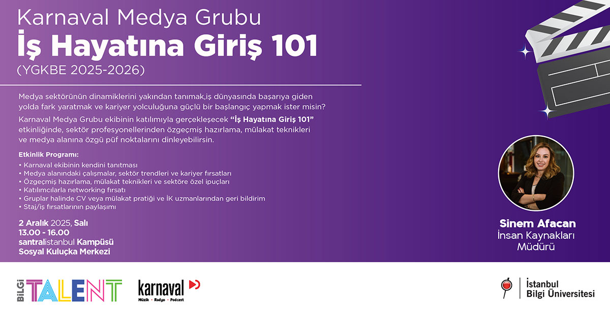 Karnaval Medya Grubu: İş Hayatına Giriş 101