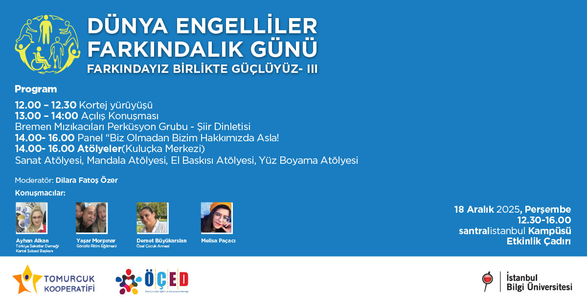 Dünya Engelliler Farkındalık Günü- Farkındayız Birlikte Güçlüyüz- III