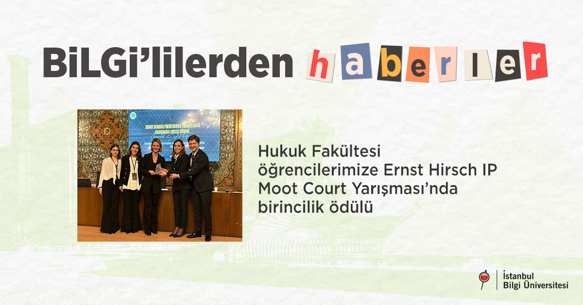 Hukuk Fakültesi öğrencilerimize Ernst Hirsch IP Moot Court Yarışması’nda birincilik ödülü