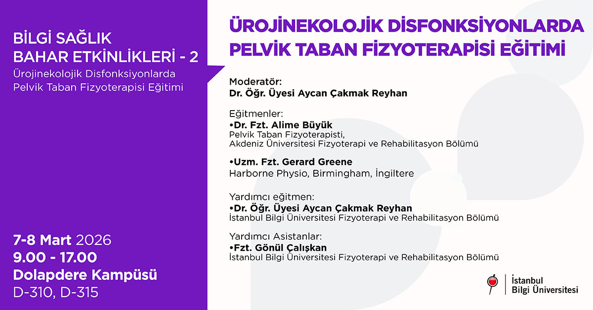 BİLGİ Health Spring Events - 2: Pelvic Floor Physiotherapy Training for Urogynecological Dysfunctions