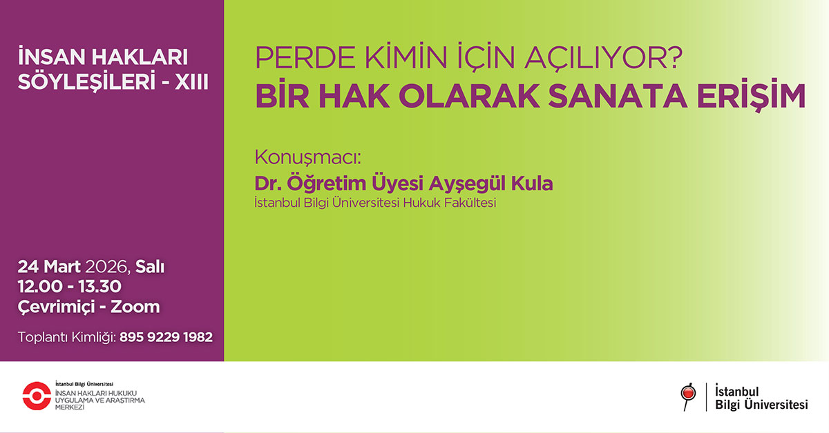 Human Rights Talks - XIII: Whose Curtain is Rising? Access to Art as a Right