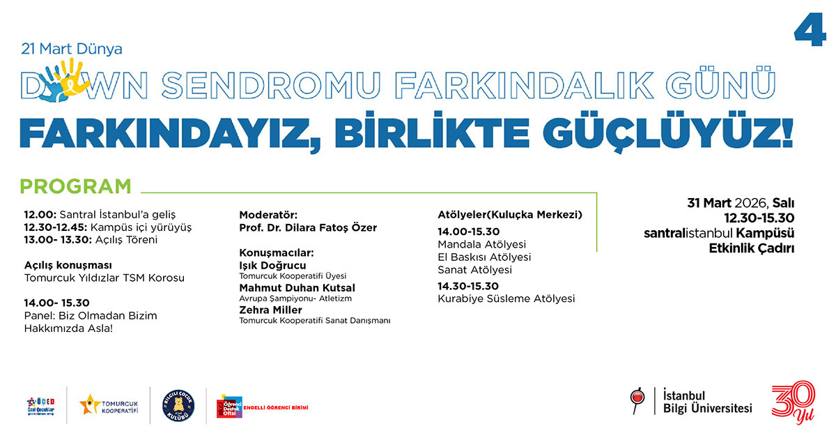 21 Mart Dünya Down Sendromu Farkındalık Günü: Farkındayız, Birlikte Güçlüyüz!