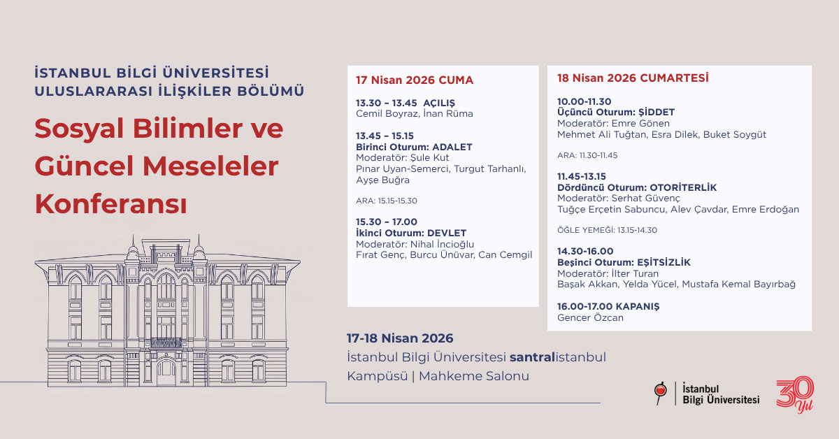 Uluslararası İlişkiler Bölümü Sosyal Bilimler ve Güncel Meseleler Konferansı