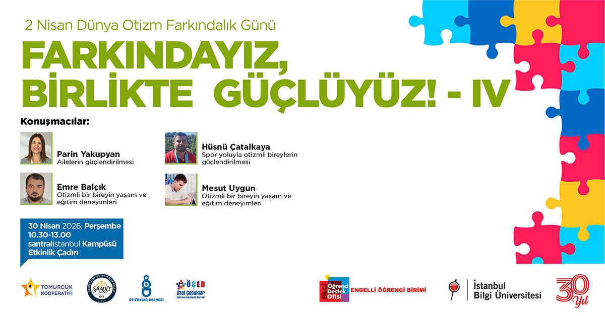 2 Nisan Dünya Otizm Farkındalık Günü FARKINDAYIZ, BİRLİKTE GÜÇLÜYÜZ! – IV
