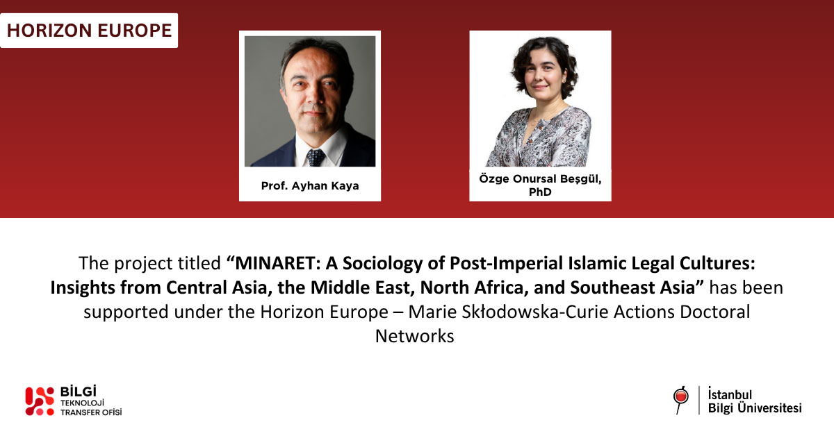 The MINARET Project: Sociology of Post-Imperial Islamic Legal Cultures, Led by Prof. Dr. Ayhan Kaya, Receives Support Under the Horizon Europe Marie Skłodowska-Curie Doctoral Networks Programme