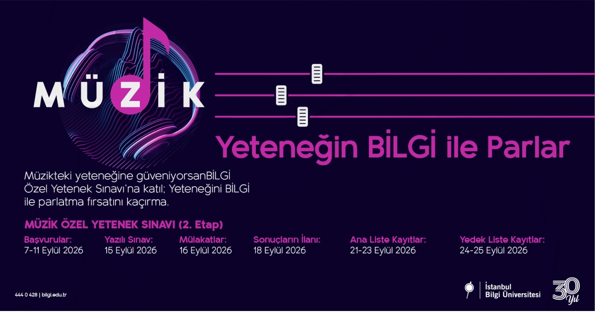 Müzik Özel Yetenek Sınavı 2. Etap başvuruları başladı.